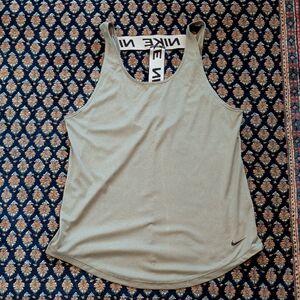 Nike Women's Light Gray Exercise Tank Top
